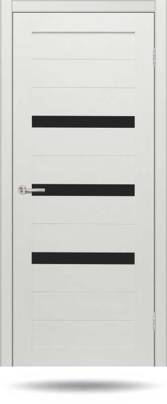 Двери ПВХ Elian Door (Элиандор), Коллекция «Royal», R2, ясень жемчуг, лакобель